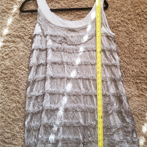 H&M Flapper Fringe Mini Dress Size Medium - Picture 5 of 5